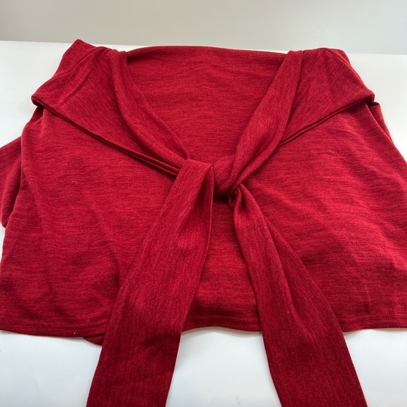 Kenoce Knit Mini Dress With Waist Tie - Picture 5 of 10